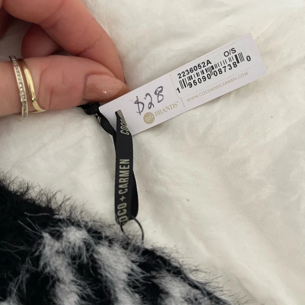 Coco + Carmen Zebra Scarf